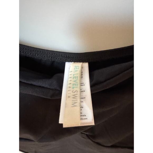 Sea Level Eco Essentials Square
Neck Swim Dress, Black / AU12/US8 (New) - Picture 4 of 8